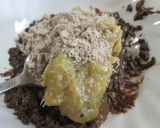 バナナ＆はったい粉入り生チョコ作り方4写真
