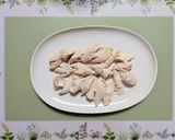 夏簡単昼食！鶏ささみ肉梅大葉の冷たいそば作り方2写真