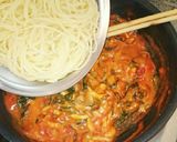 ランチに脱定番✾濃厚トマトソースパスタ作り方4写真