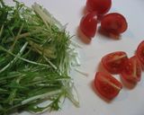 塩だれでしっ鶏~♪と水菜のサラダ作り方4写真