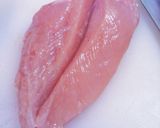 ☆蒸し鶏の梅しそロール☆作り方2写真