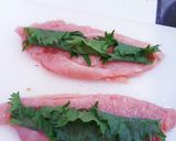 ☆蒸し鶏の梅しそロール☆作り方6写真
