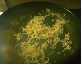 しらすと鷹の爪のにんにくスパゲッティー作り方2写真