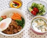 美味しい♪焼き肉丼風✩ビビンバ作り方8写真