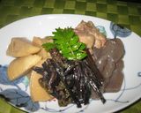 たけのことわらびの炊いたん作り方6写真