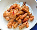 鶏もも肉と蛇腹ごぼう☆ほんのりすっぱ煮作り方3写真