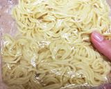 焼きそばのお好み焼き風作り方1写真