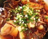 大皿で♪豆腐とやき餅のキノコ餡かけ作り方9写真