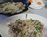 うどん焼き目玉焼き乗っけ作り方5写真