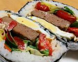 お弁当にもおにぎらず♪作り方10写真