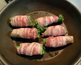 菜の花の豚ばら肉巻き☆塩レモン味作り方3写真