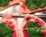 ✿鶏むね肉・大葉と梅鰹節はさみ揚げ✿作り方3写真