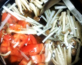 簡単！ほんだしでトマトとしめじのスープ作り方2写真