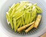 若ごぼうのシンプル*炊き込み御飯作り方1写真
