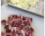 簡単！おつまみ☆砂肝☆ウスター炒め作り方1写真