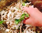 菜の花、つくし、新玉ねぎ＊春爛漫かき揚げ作り方6写真