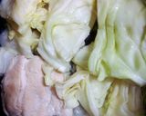 キャベツとやわらか鶏むね肉の粒マスタード作り方2写真