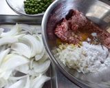 ストウブでグリンピースと肉団子トマト煮込作り方1写真