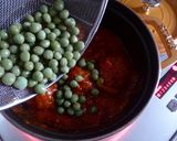 ストウブでグリンピースと肉団子トマト煮込作り方9写真