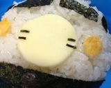 ０系新幹線キャラ弁の保育園弁当☆作り方3写真