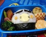０系新幹線キャラ弁の保育園弁当☆作り方5写真