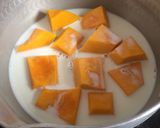 かぼちゃの蜂蜜ミルクバター煮♡スイーツ♡作り方1写真