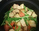 ☆かぶと鶏肉のにんにく入り和風煮☆作り方7写真