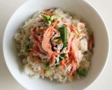 釜揚げ桜えび・しらす・枝豆・生姜のご飯作り方11写真