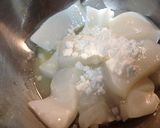 セロリとイカの炒め物作り方3写真