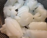 セロリとイカの炒め物作り方4写真