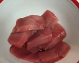 魚嫌いでも食べれるマグロ竜田揚げ作り方1写真