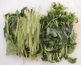 葉わさびと筍の鶏団子スープ作り方1写真