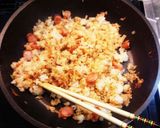 サクサク野菜のピリ辛チャーハン作り方4写真