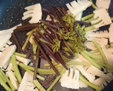 筍わらびツワブキ厚揚げの☆香ばし炒め煮★作り方7写真