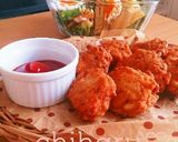 【簡単】【ワンボウル】チキンナゲット♡作り方5写真