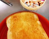 朝ごはんに！簡単バナナトースト作り方1写真