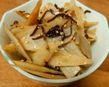 歯ごたえ命！ごぼうの塩昆布あえ♪作り方4写真