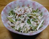 水菜と竹輪の白和え作り方4写真