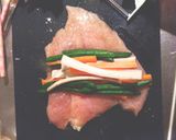 節約れしぴ♡鶏胸肉の彩りﾁｷﾝﾛｰﾙ作り方4写真