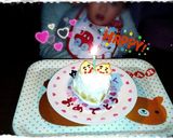 ♡１歳のお誕生日ケーキ♪マンナでデコ♡作り方7写真
