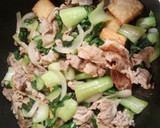 豚肉と厚揚げ・ささっと中華風な炒め物作り方4写真