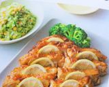 爽やか★ハニー＆レモン★鶏もも肉照り焼き作り方12写真