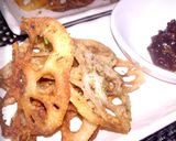 レンコンチップ　こだわり食感中辛ディップ作り方4写真