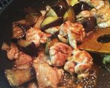 チキンと茄子のうま辛醤油炒め。作り方6写真