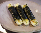 簡単おつまみ！ちくわのチーマヨ磯辺巻き♪作り方4写真