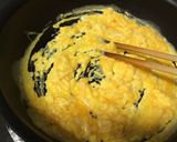 鶏そぼろ丼 すりゴマ入り〜お弁当にも作り方3写真