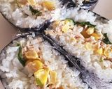 コンビーフマヨのおにぎらず☆ツナ缶でも！作り方10写真
