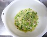 ネギいっぱい！ふわふわ納豆焼き作り方3写真