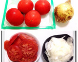簡単☆新玉ねぎとトマトのさっぱりマリネ☆作り方1写真
