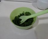 ほうれん草とパセリのペペロンチーノ作り方3写真